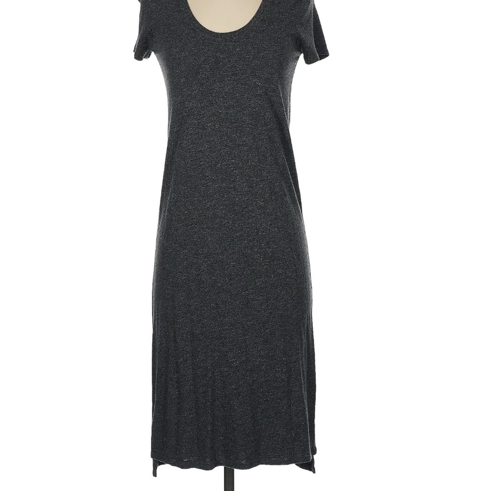 Madewell Gray Casual Midi Sheath Dress